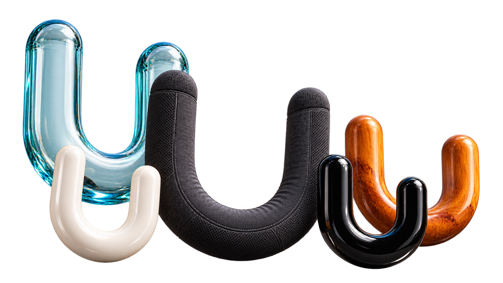 Umovi U marks made from materials associated with different industries